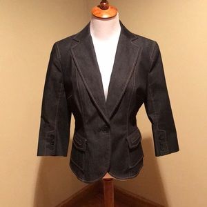 Like new denim blazer.